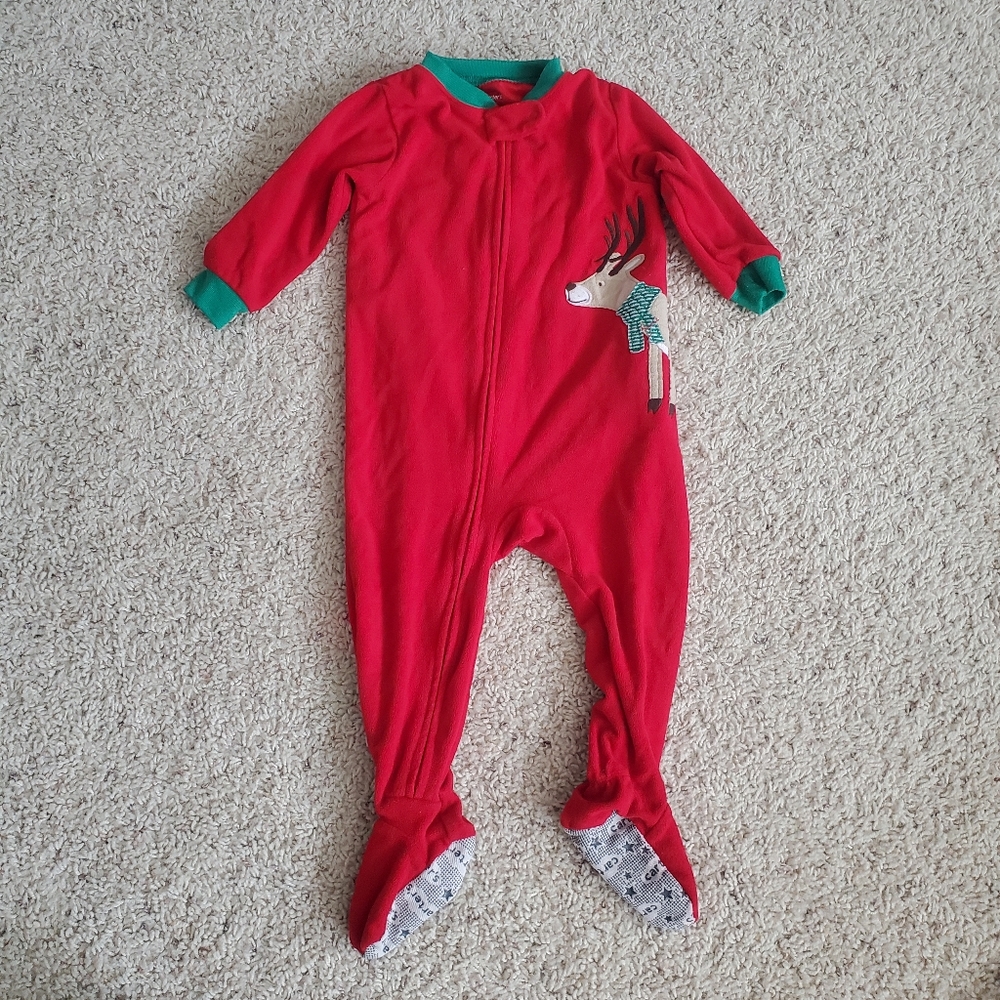 18 month carters Christmas footie pajamas